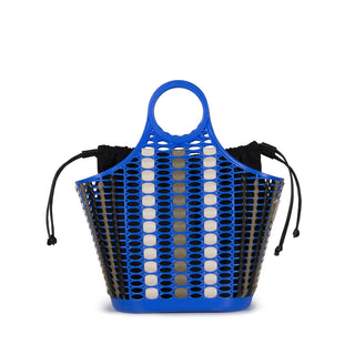 Bolsa Trama Collab Made in Beaga Adô  Cor Azul Bic