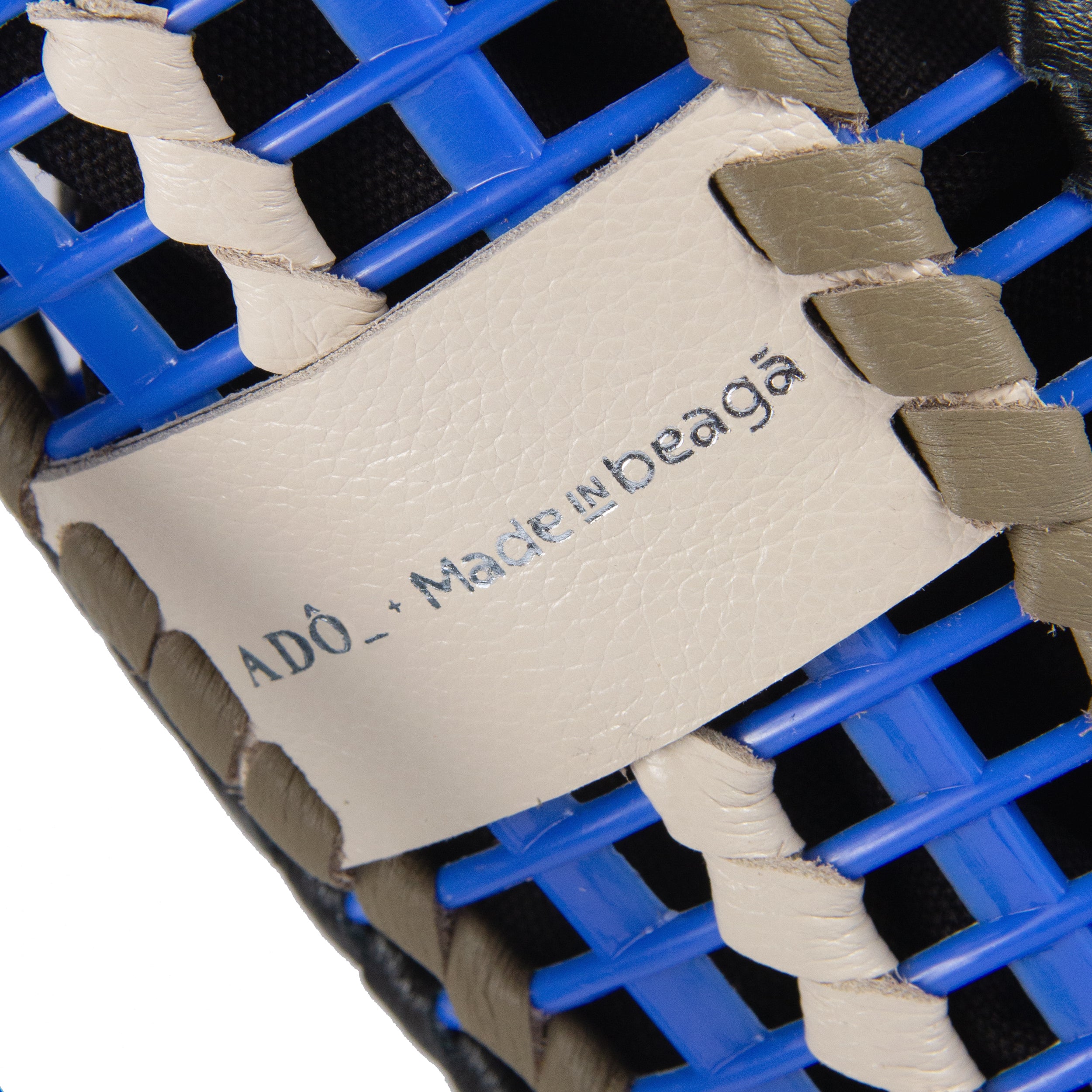 Bolsa Trama Collab Made in Beaga Adô  Cor Azul Bic