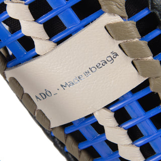 Bolsa Trama Collab Made in Beaga Adô  Cor Azul Bic