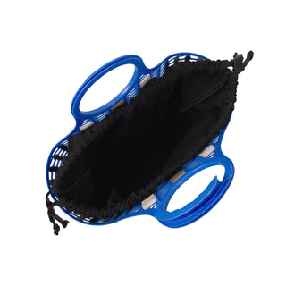 Bolsa Trama Collab Made in Beaga Adô  Cor Azul Bic