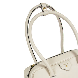 BOLSA CLA BAGUETE COURO ADÔ COR BRANCO LATTE