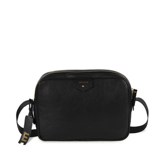 Bolsa Cla e Media Couro Adô Cor Preto