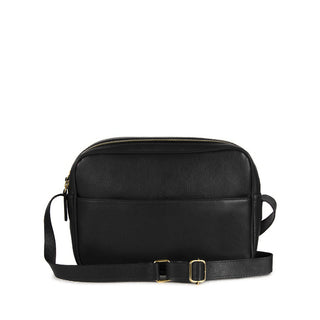 Bolsa Cla e Media Couro Adô Cor Preto