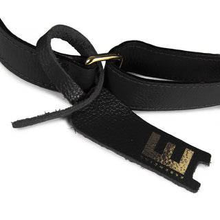 Bolsa Cla e Media Couro Adô Cor Preto