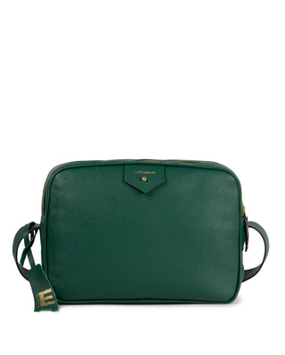 Bolsa Cla Media Essencial Couro Adô Cor Verde Noturno