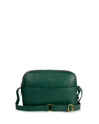 Bolsa Cla Media Essencial Couro Adô Cor Verde Noturno