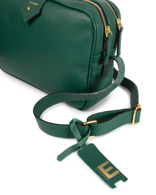 Bolsa Cla Media Essencial Couro Adô Cor Verde Noturno