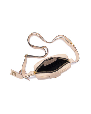 Bolsa Cla Essencial Mini Couro Adô Cor Creme Brulee