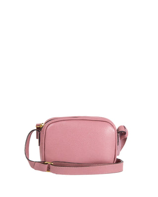 Bolsa Cla Essencial Mini Couro Adô Cor Rosa Mauve