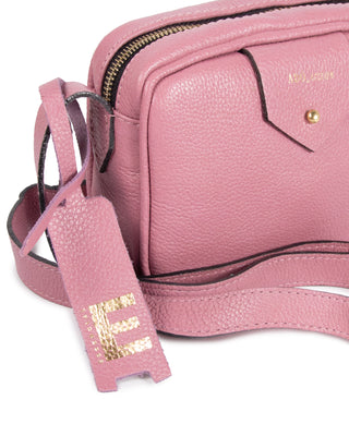 Bolsa Cla Essencial Mini Couro Adô Cor Rosa Mauve