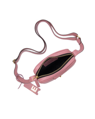 Bolsa Cla Essencial Mini Couro Adô Cor Rosa Mauve