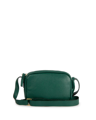 Bolsa Cla Essencial Mini Couro Adô Cor Verde Noturno