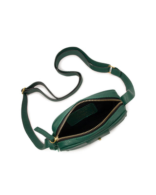 Bolsa Cla Essencial Mini Couro Adô Cor Verde Noturno