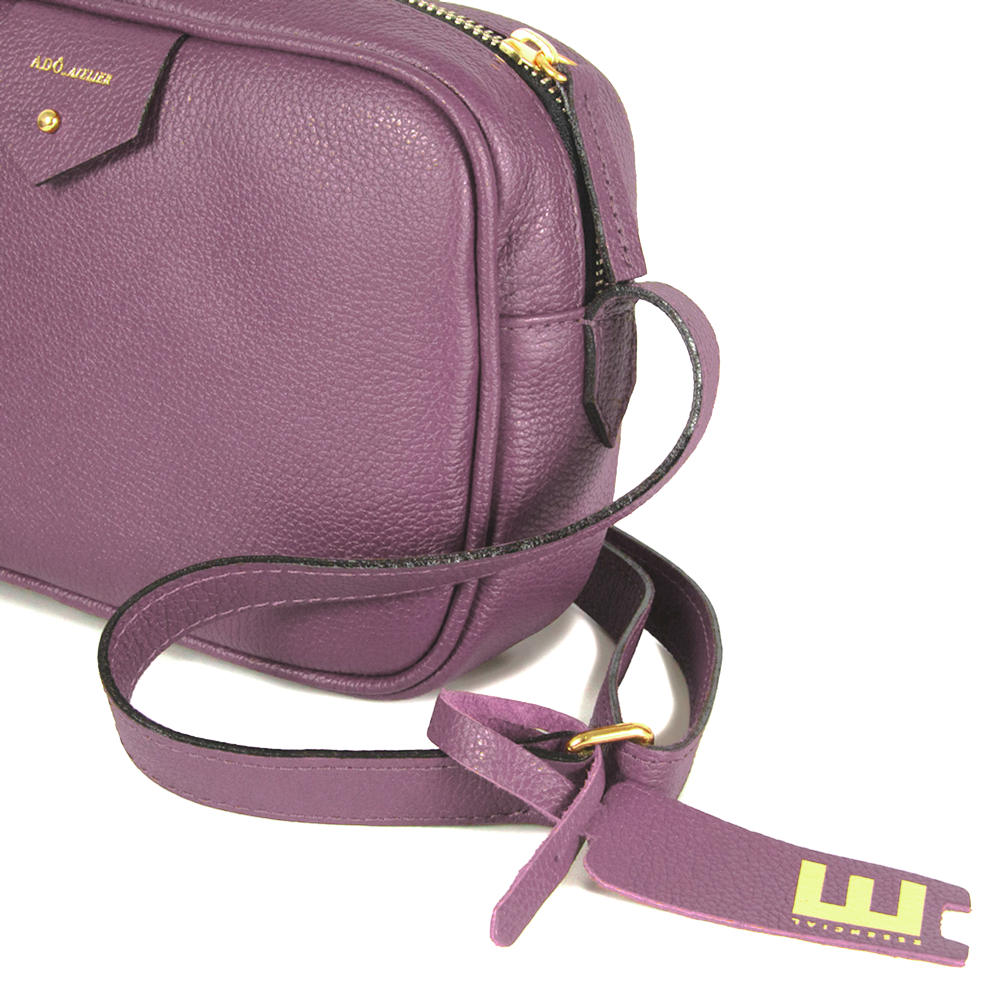 Bolsa Cla Pequena Essencial Couro Adô Cor Rosa Mauve