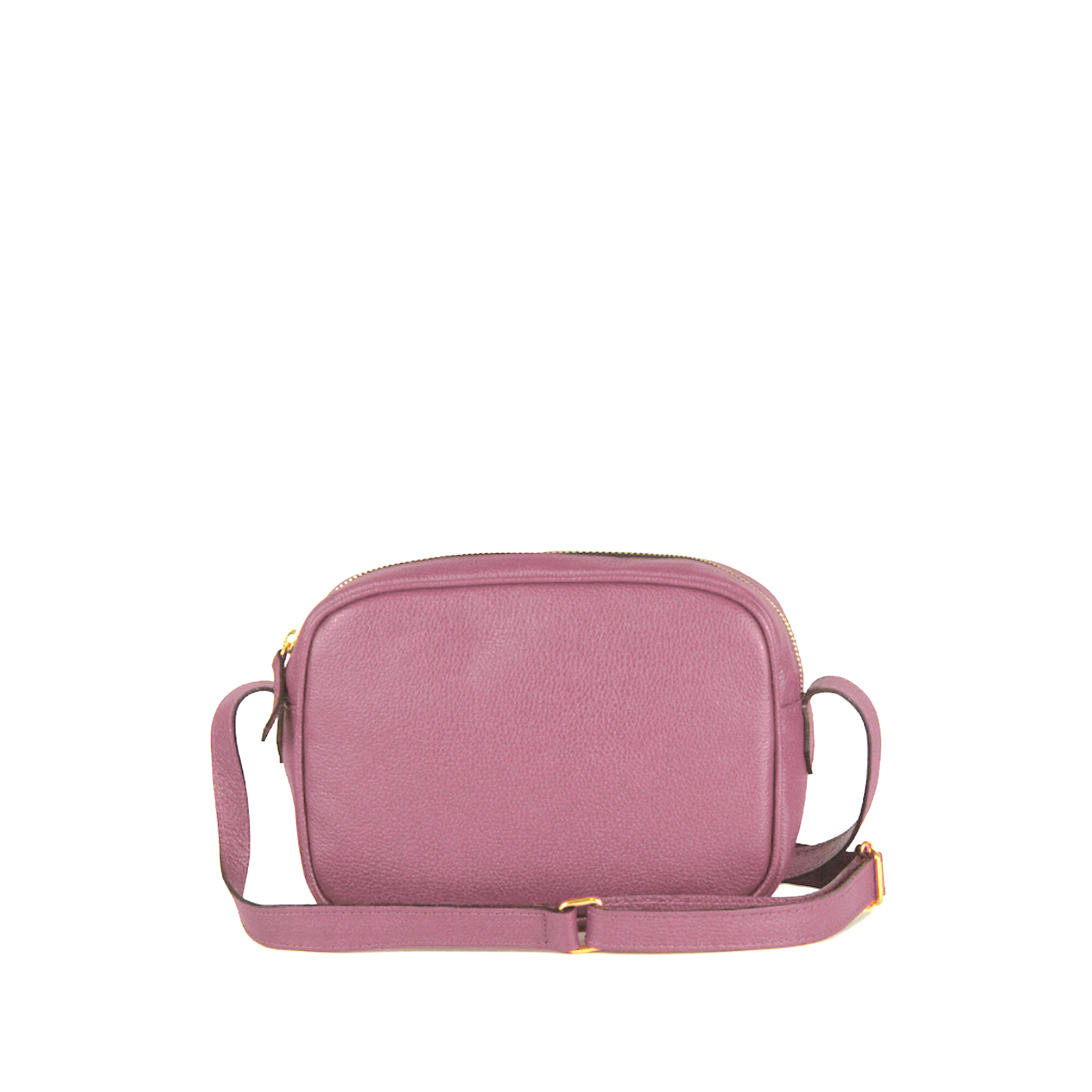 Bolsa Cla Pequena Essencial Couro Adô Cor Rosa Mauve