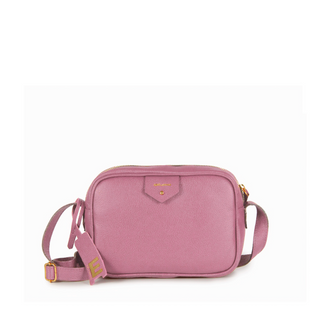Bolsa Cla Pequena Essencial Couro Adô Cor Rosa Mauve