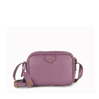Bolsa Cla Pequena Essencial Couro Adô Cor Rosa Mauve