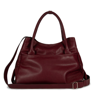 Bolsa Collab Amanda Couro Adô Cor Framboesa