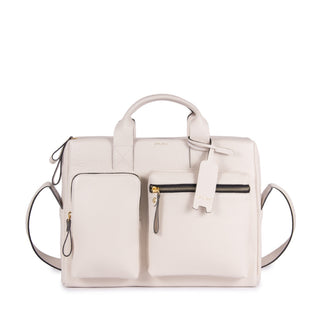 BOLSA MKA MEDIA COR BRANCO LATTE