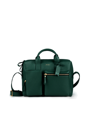 Bolsa Mka Media Couro Adô Cor Verde Noturno