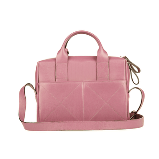 Bolsa Mka Pequena Couro Adô Cor Rosa Mauve - ADÔ