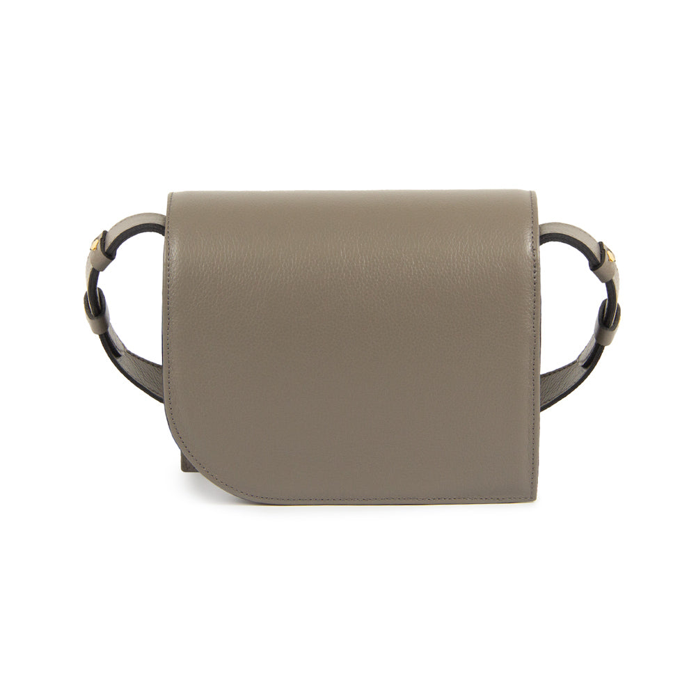 BOLSA CARTER COURO ADÔ COR CINZA FENDI