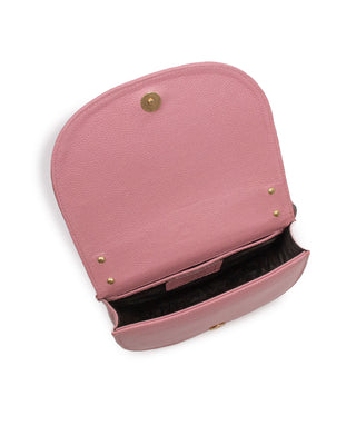 Bolsa Oli Pequena Couro Adô Cor Rosa Mauve