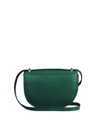 Bolsa Oli Pequena Couro Adô Cor Verde Noturno