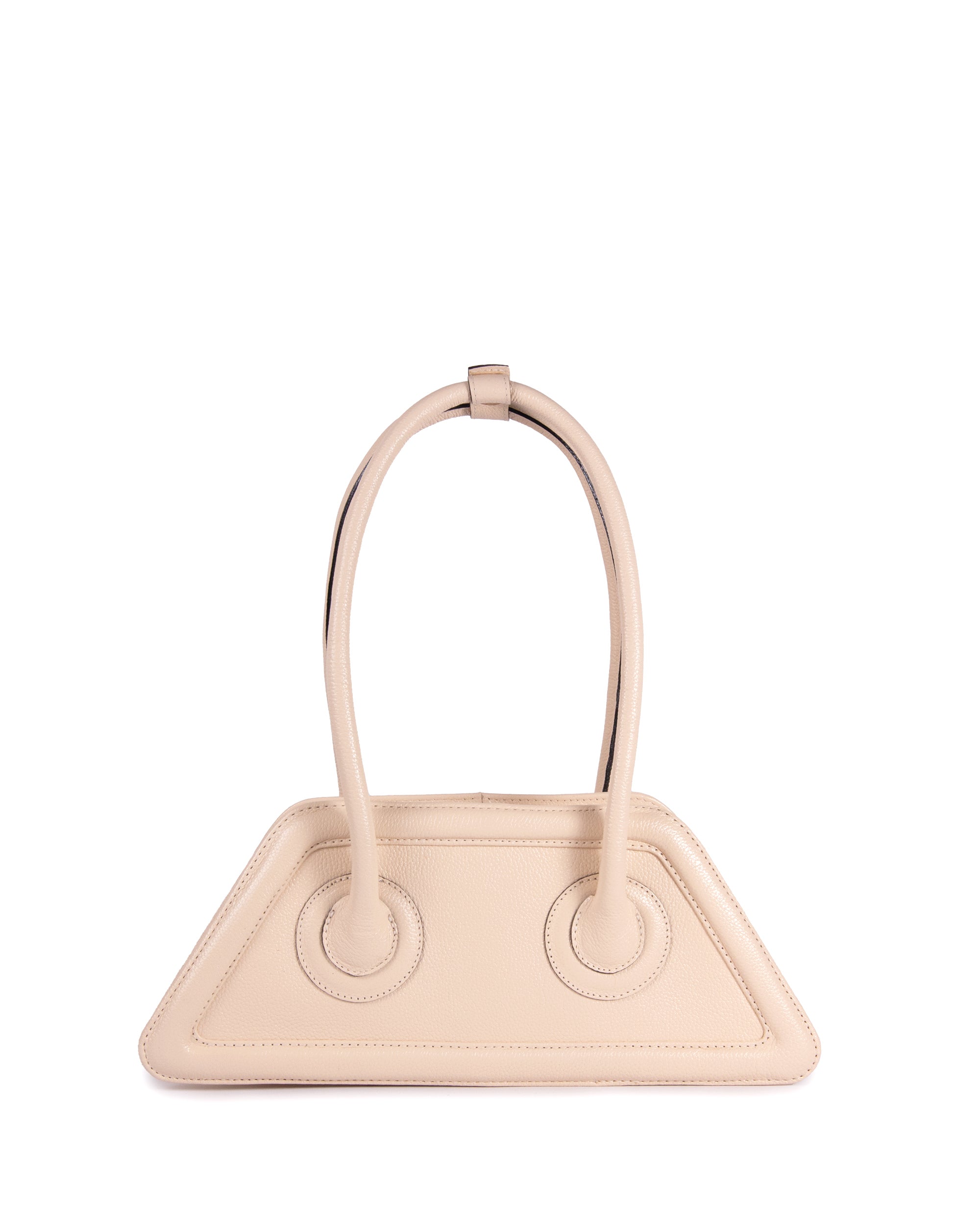 Bolsa Spaghetti Couro Adô Cor Creme Brulee