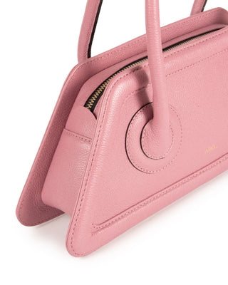 Bolsa Spaghetti Couro Adô Cor Rosa Mauve