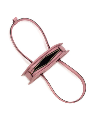 Bolsa Spaghetti Couro Adô Cor Rosa Mauve