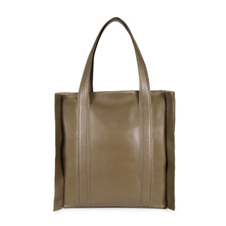 Bolsa Umbra Couro Adô Cor Cinza Fendi