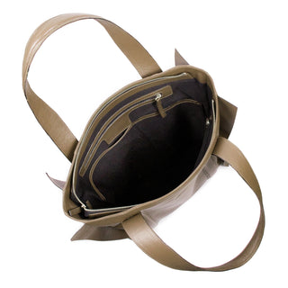 Bolsa Umbra Couro Adô Cor Cinza Fendi