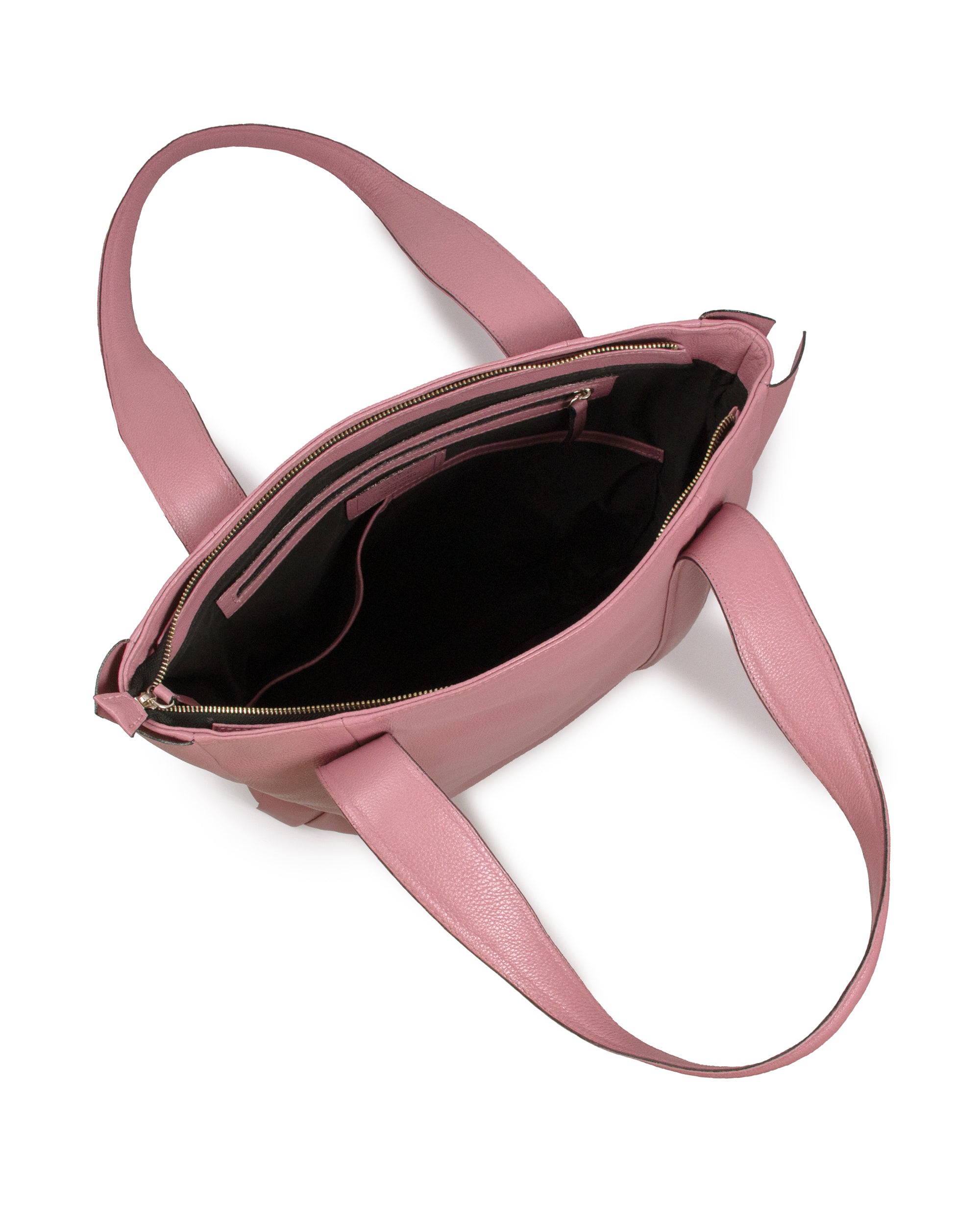 Bolsa Umbra Couro Adô Cor Rosa Mauve