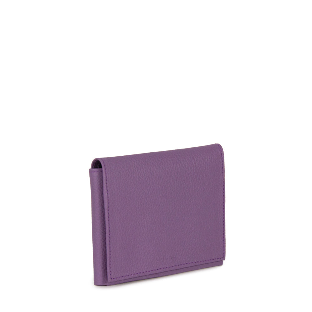 CARTEIRA BULL COURO ADÔ COR VIOLETA
