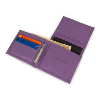 CARTEIRA BULL COURO ADÔ COR VIOLETA