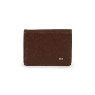 Carteira Mini Bull Couro Adô Cor Marrom Cacau