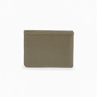 Carteira Mini Bull Couro Adô Cor Cinza Fendi