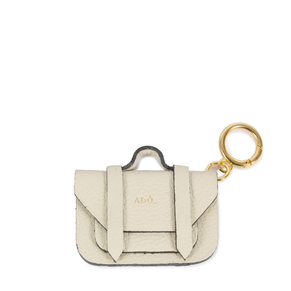 CHAVEIRO SATCHEL COR BEGE AREIA