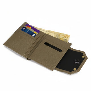 Carteira Mka p Cor Cinza Fendi