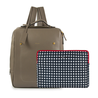 KIT MOCHILA BLOCK CINZA FENDI + CASE NOTEBOOK 15.6"