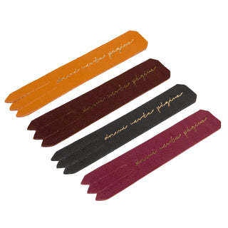 Kit Presente Marcador De Página Couro Adô