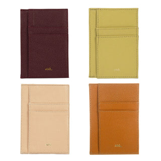 Kit Presente 4 Porta Cartão Couro Pocket