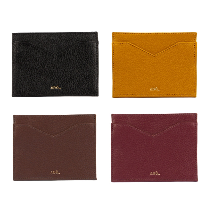 Kit Presente 4 Porta Cartão Couro Cla