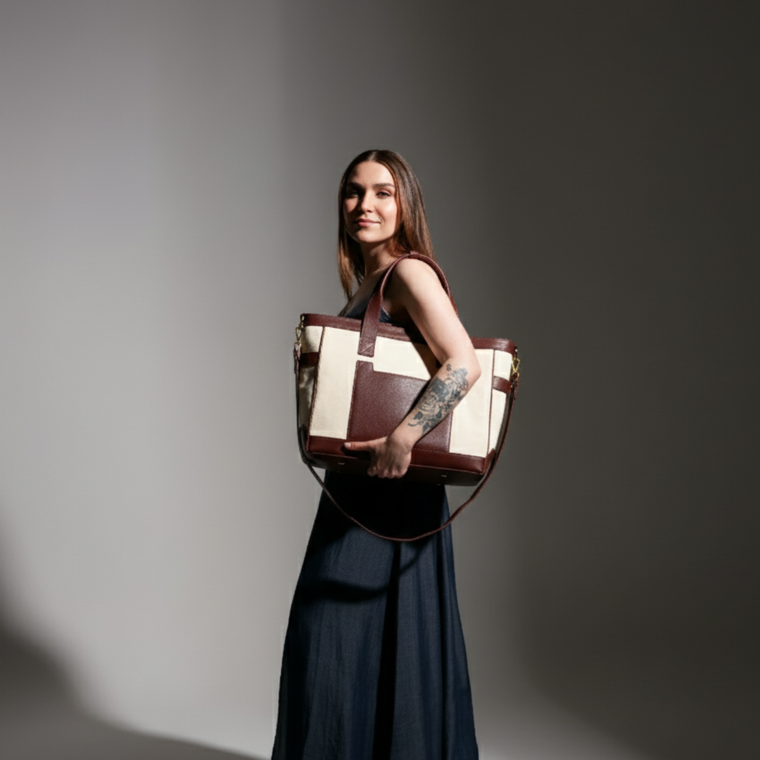 Bolsa Weekend Lu Ferreira Adô Cor Marrom Cacau