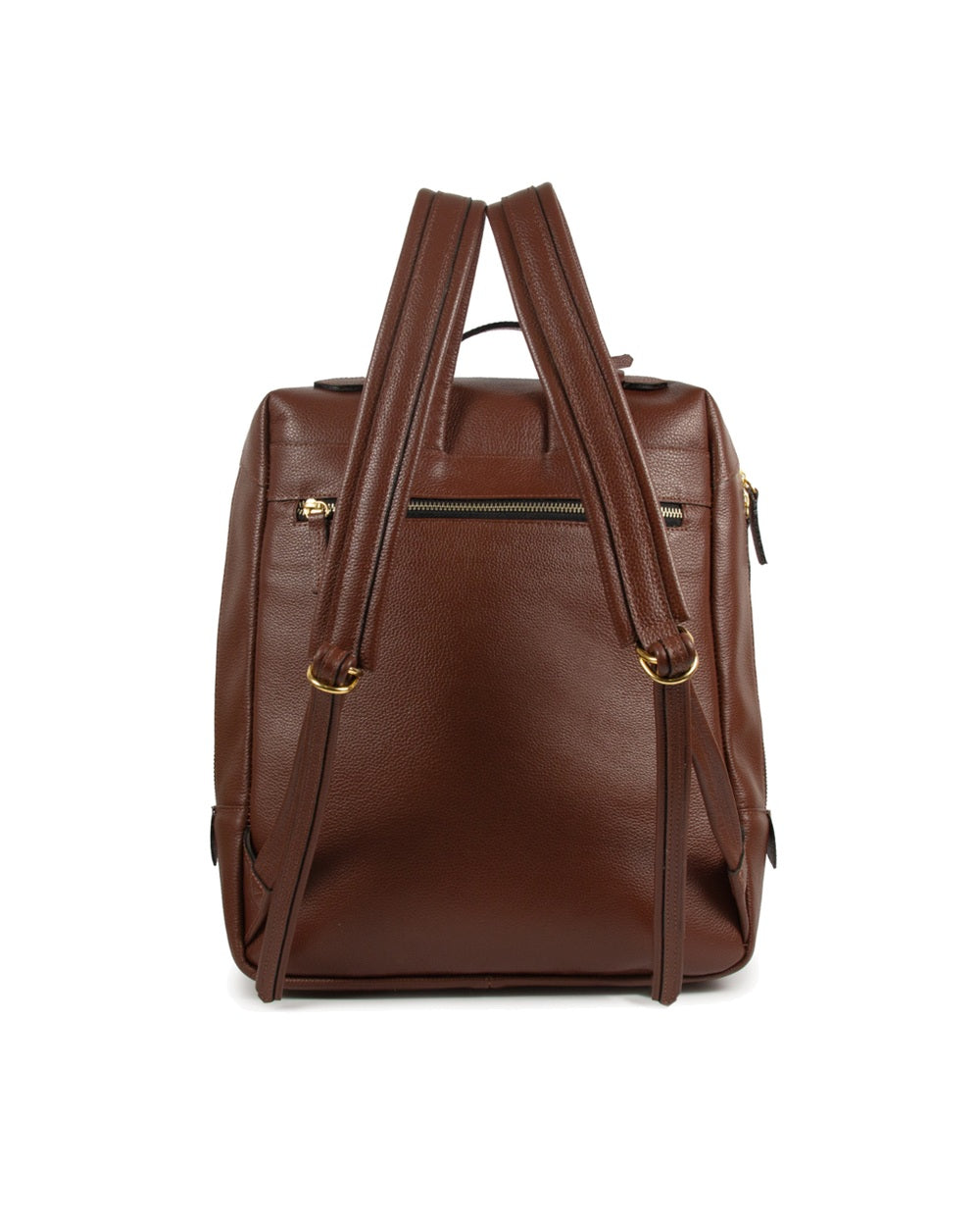 Mochila Block Grande Cor Marrom Cacau