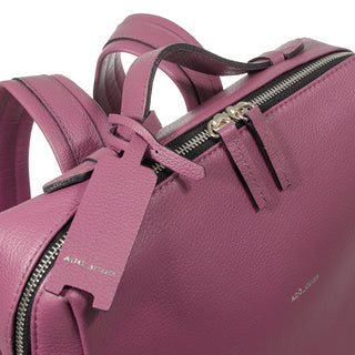 Mochila Block Grande Couro Adô Cor Rosa Mauve