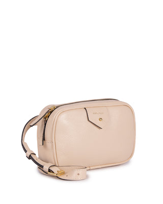 Pochete Cla Couro Adô Cor Creme Brulee