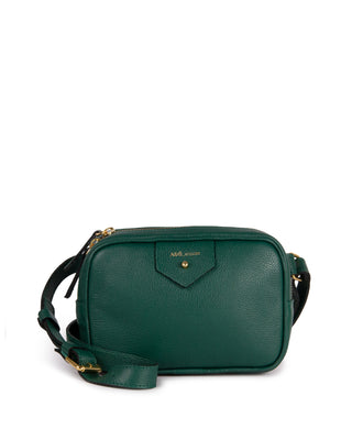 Pochete Cla Couro Adô Cor Verde Noturno