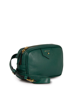 Pochete Cla Couro Adô Cor Verde Noturno